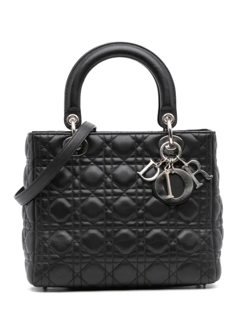 Christian Dior Pre-Owned 2011 Medium Lambskin Cannage Lady Dior satchel