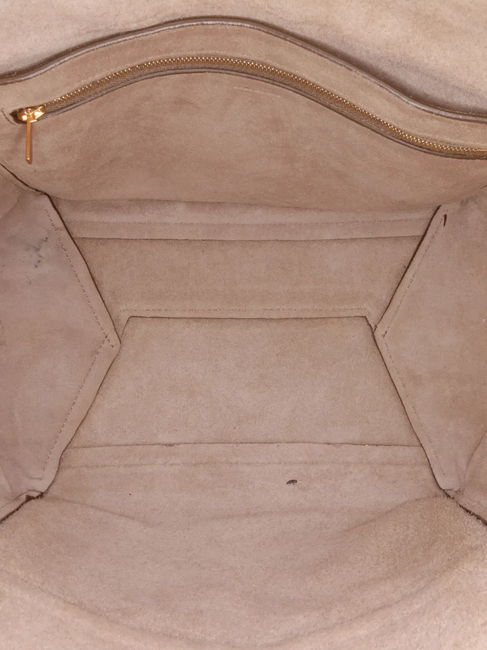 Pre-owned Celine 2019 Medium Leather Seau Sangle Bucket Bag In Brown
