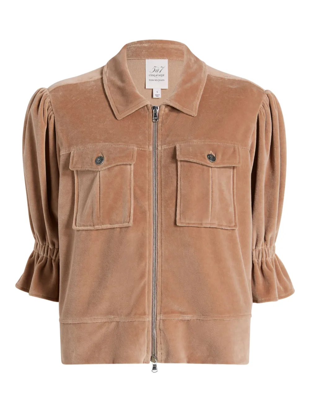 Cinq À Sept Holly J Velour Jacket In Multi