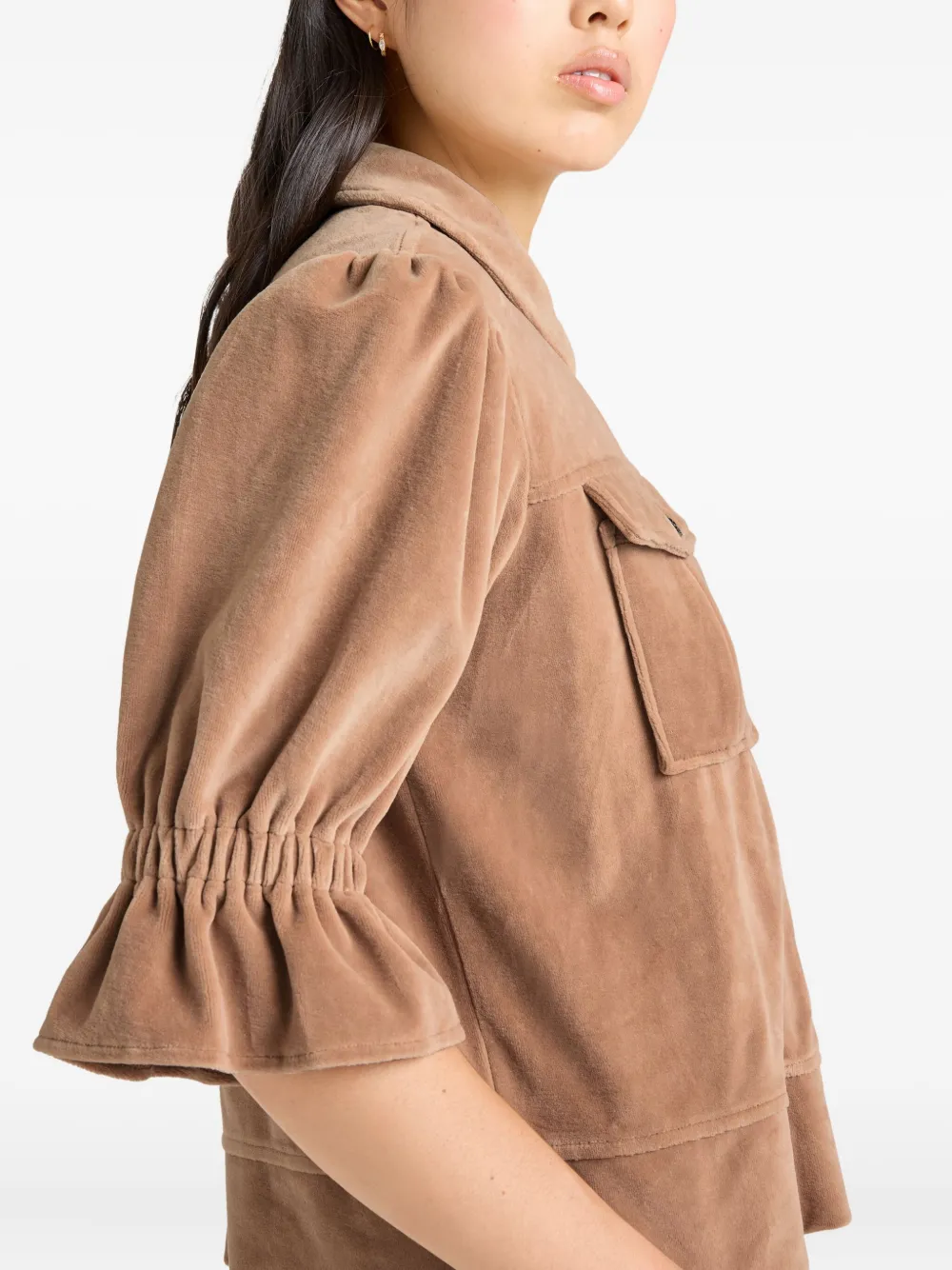 Cinq À Sept Holly J Velour Jacket In Multi