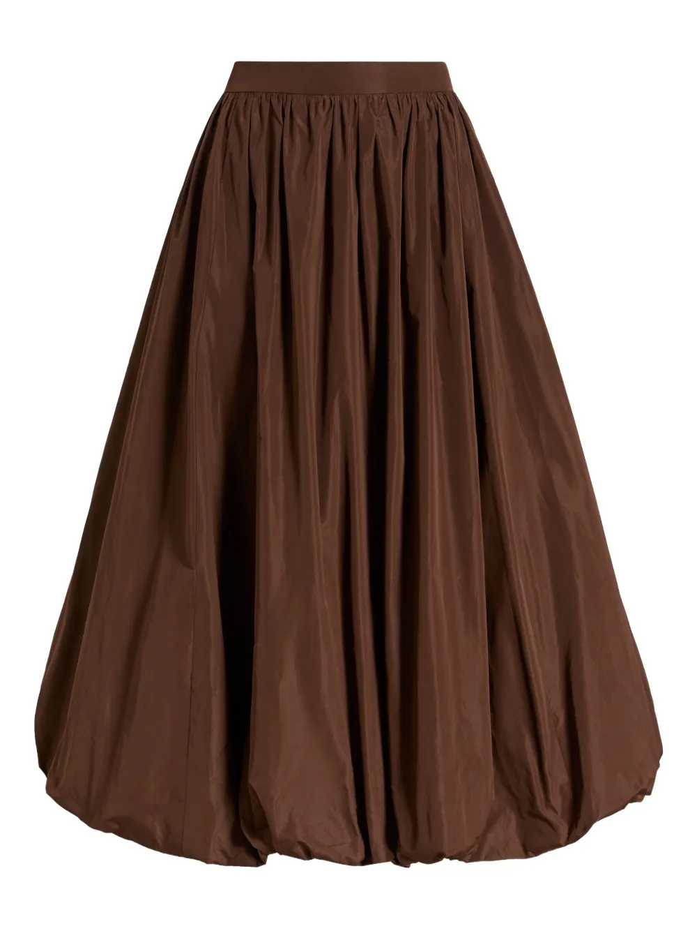 Cinq A Sept Cellah taffeta skirt - Marrone