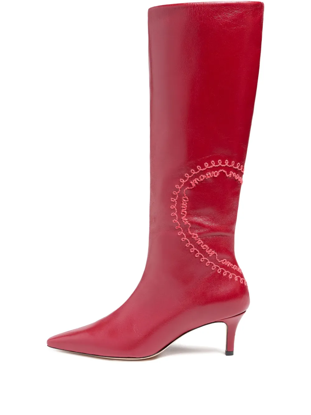 Cinq A Sept 60mm Casey knee-high boots | Red | Image 1