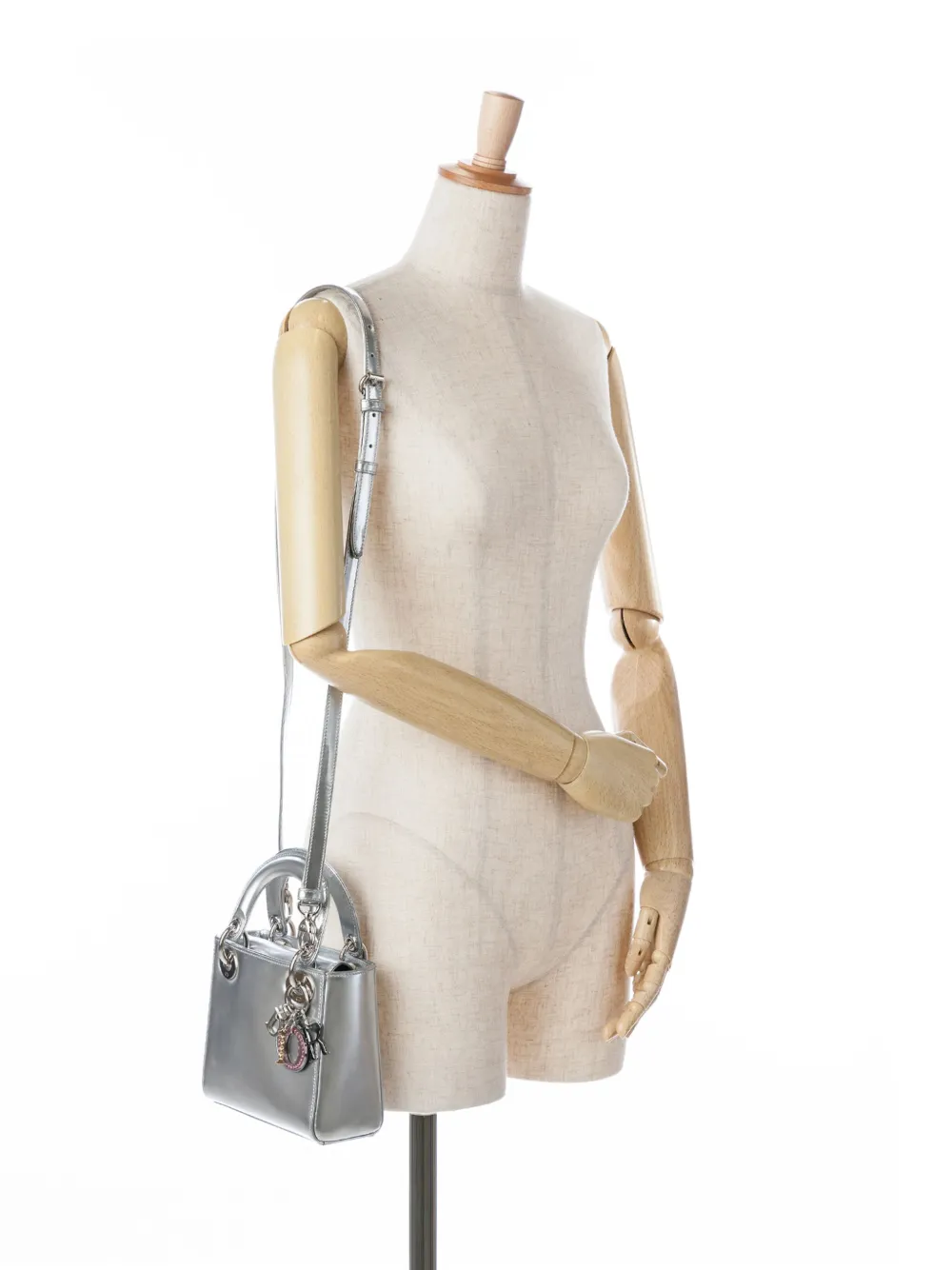 Christian Dior Pre-Owned 2016 ミニ メタリック パテント