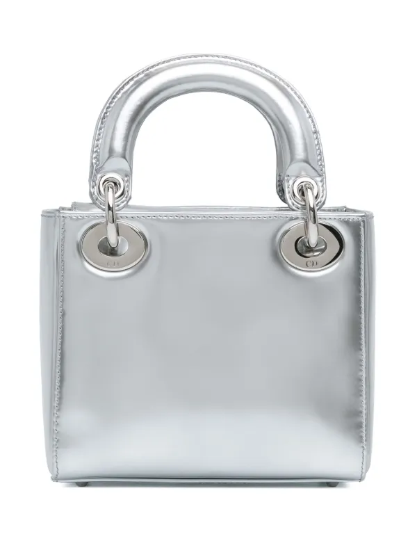Christian Dior Pre-Owned 2016 ミニ メタリック パテント