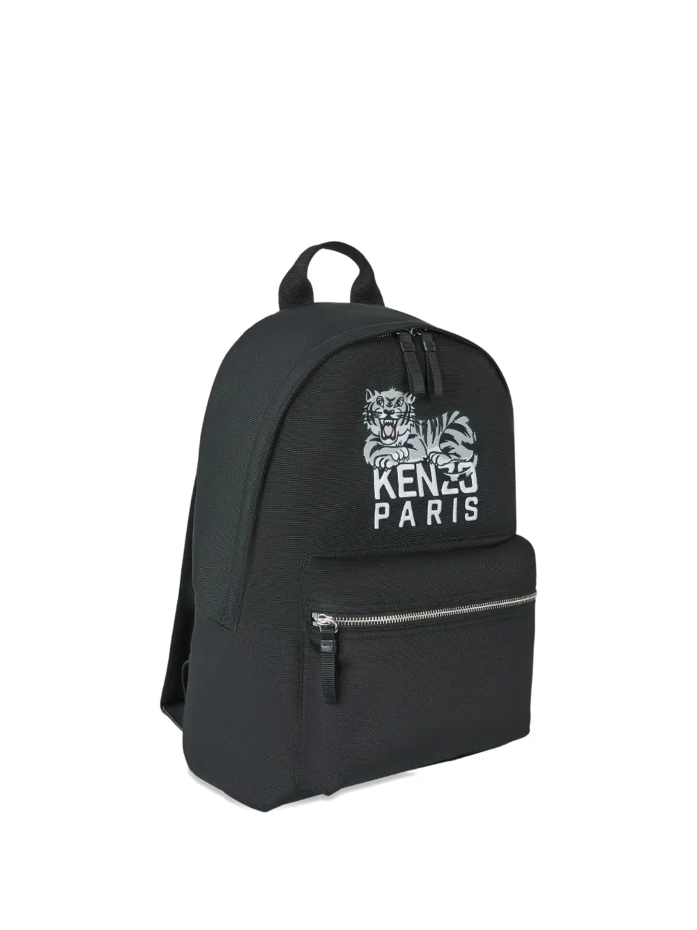 Kenzo Happy Tiger-embroidered backpack Zwart