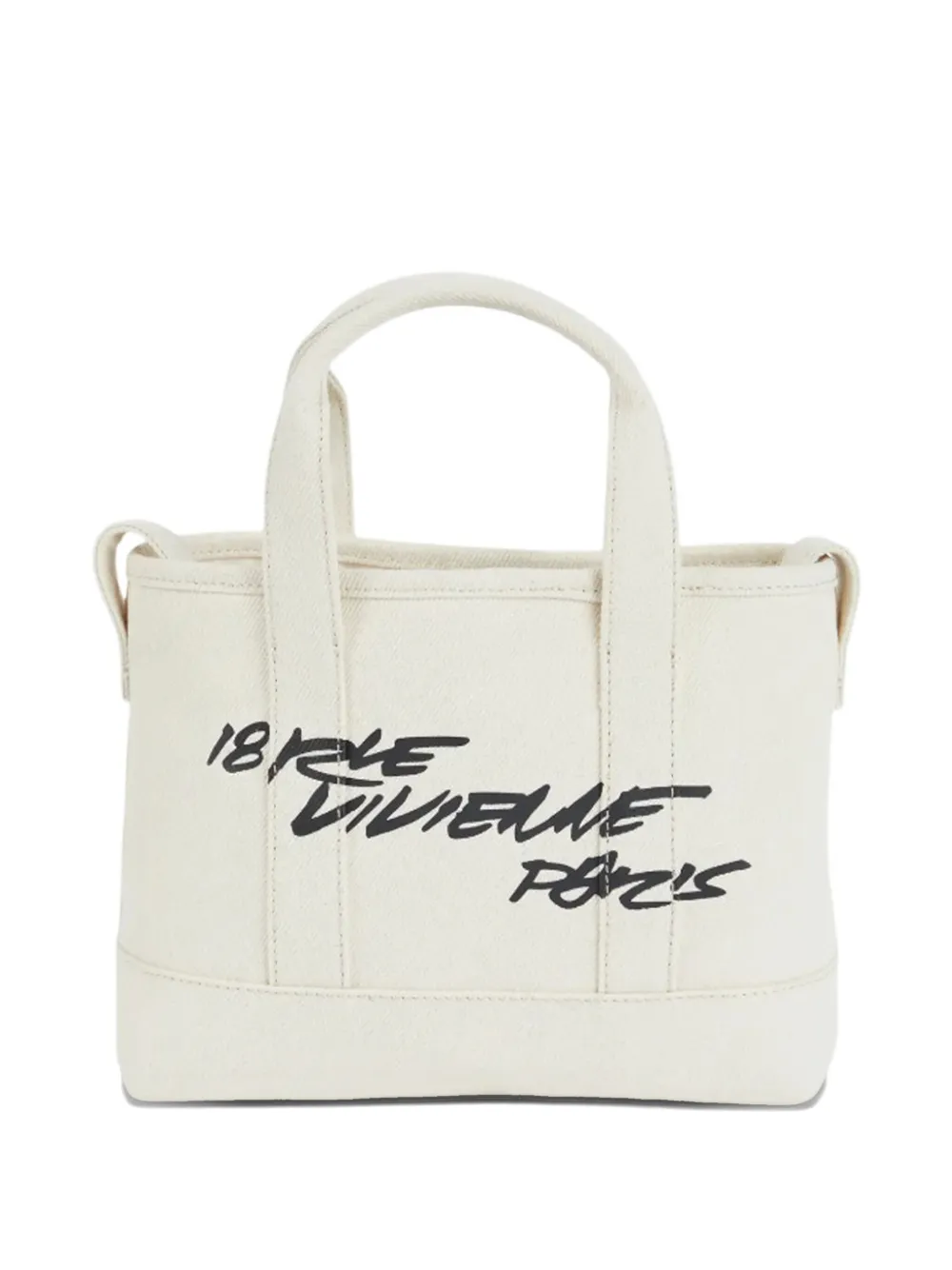 Kenzo x Futura 2000 small  Utility canvas tote bag - Beige