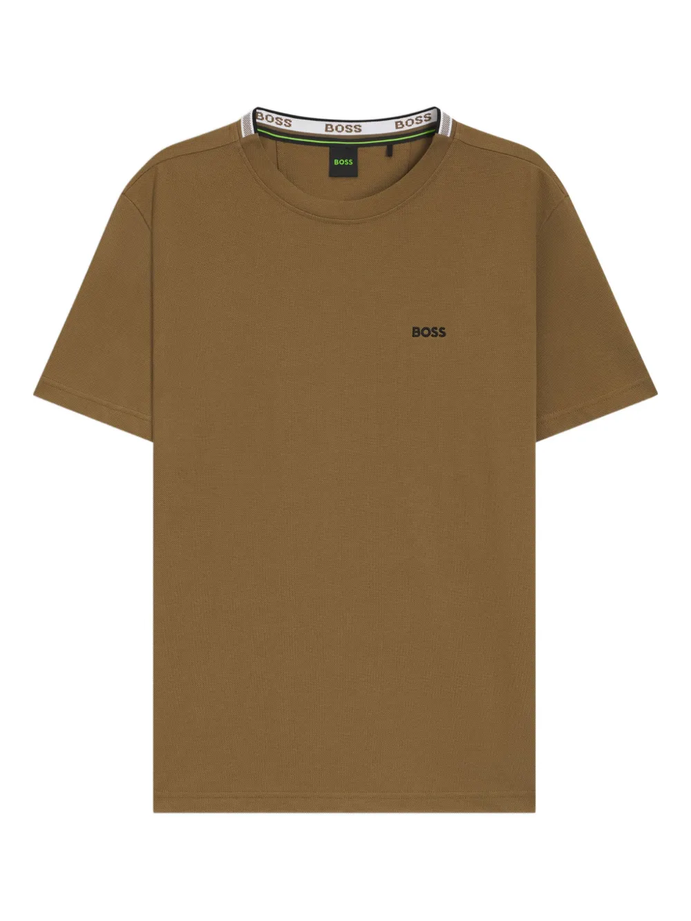 BOSS T-shirt girocollo con logo - Verde