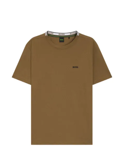 BOSS logo-detail crew-neck T-shirt