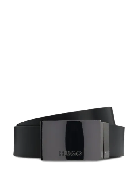 HUGO cinturón con hebilla rectangular