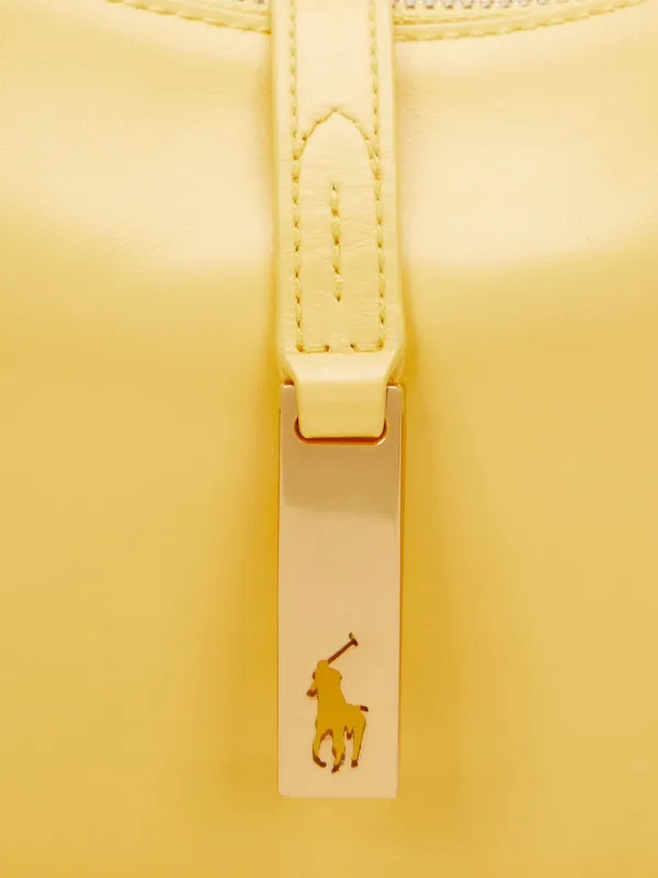 Polo Ralph Lauren Polo ID レザーショルダーバッグ ミニ | イエロー 