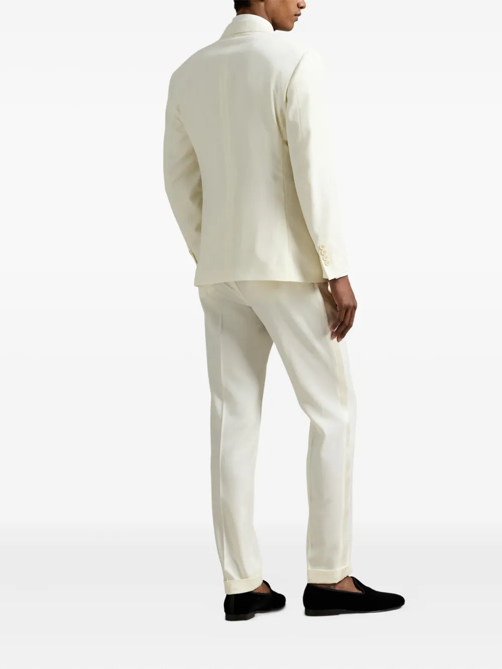 Polo Ralph Lauren double-breasted wool suit Wit
