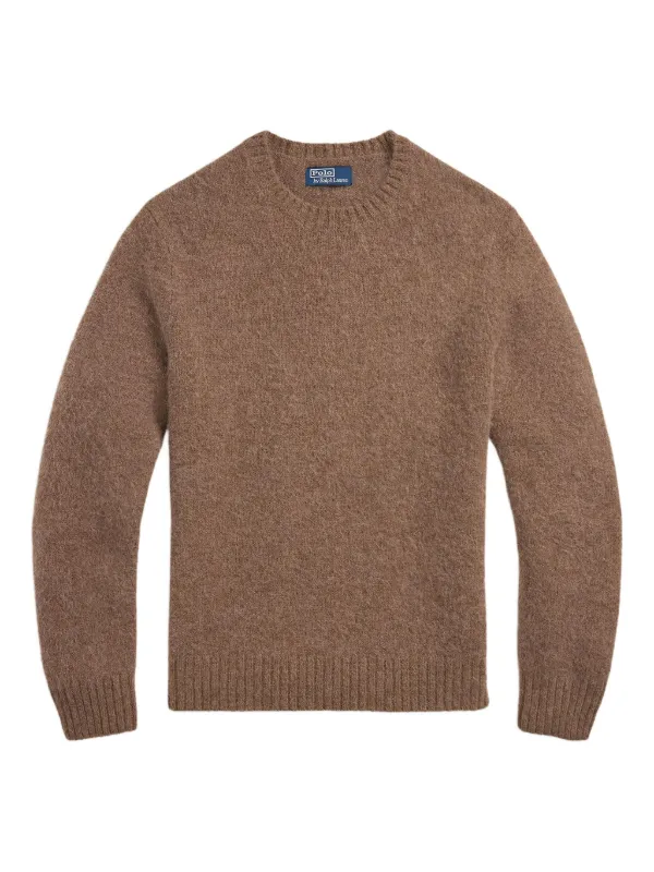 Polo Ralph Lauren elbow-patch Sweater Brown FARFETCH IN