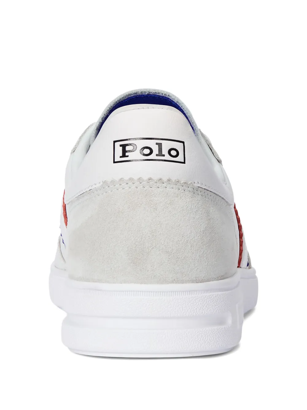 Polo Ralph Lauren Low-top leren sneakers Grijs