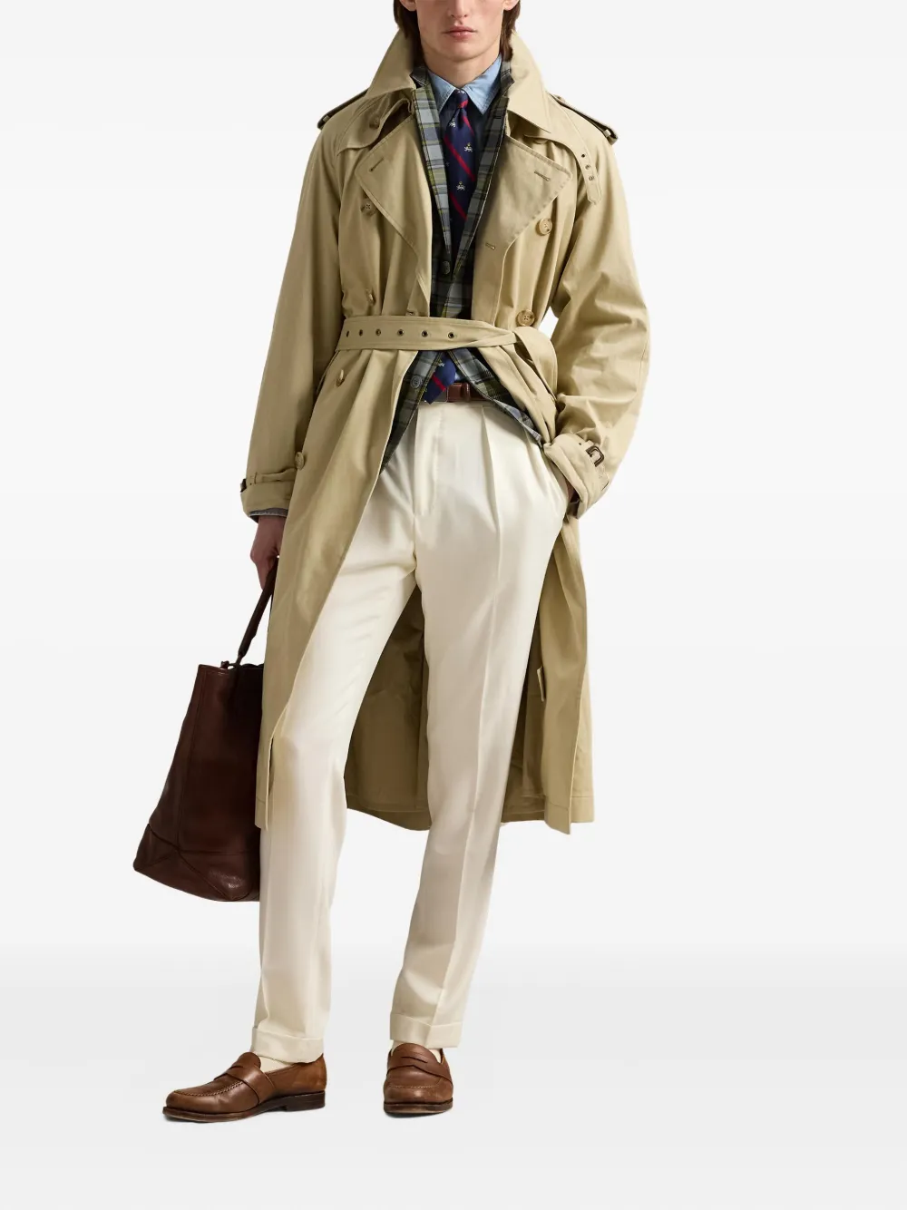 Polo Ralph Lauren double-breasted trench coat Beige