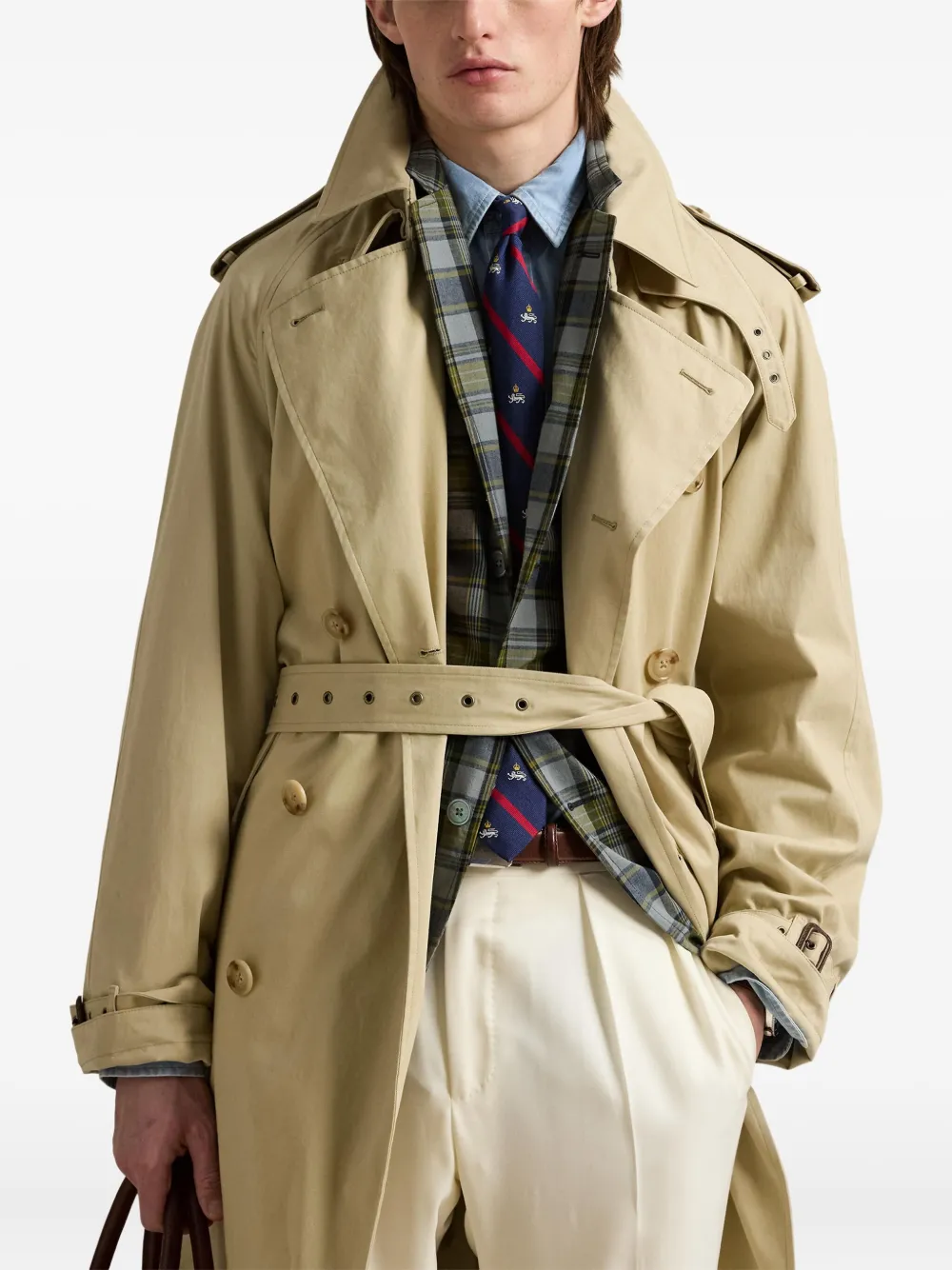 Polo Ralph Lauren double-breasted trench coat Beige