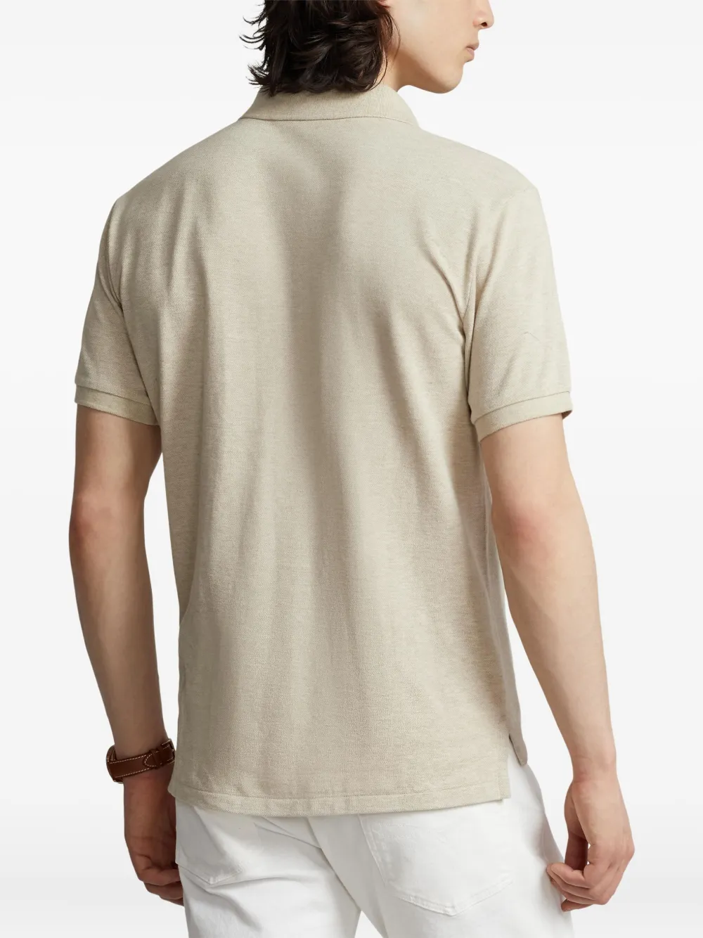 Polo Ralph Lauren Mesh poloshirt met korte mouwen Beige