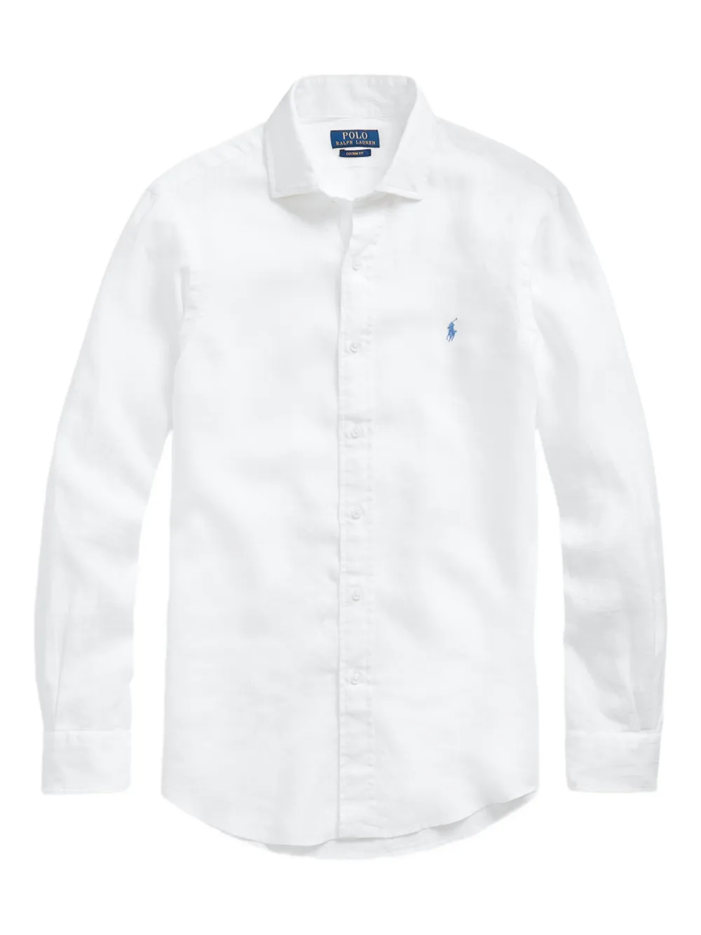 Polo Ralph Lauren long-sleeved linen shirt | White | Image 1