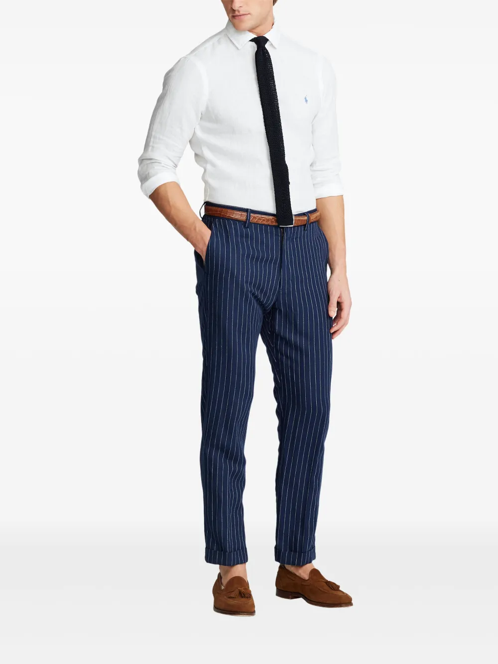 Polo Ralph Lauren long-sleeved linen shirt | Image 2