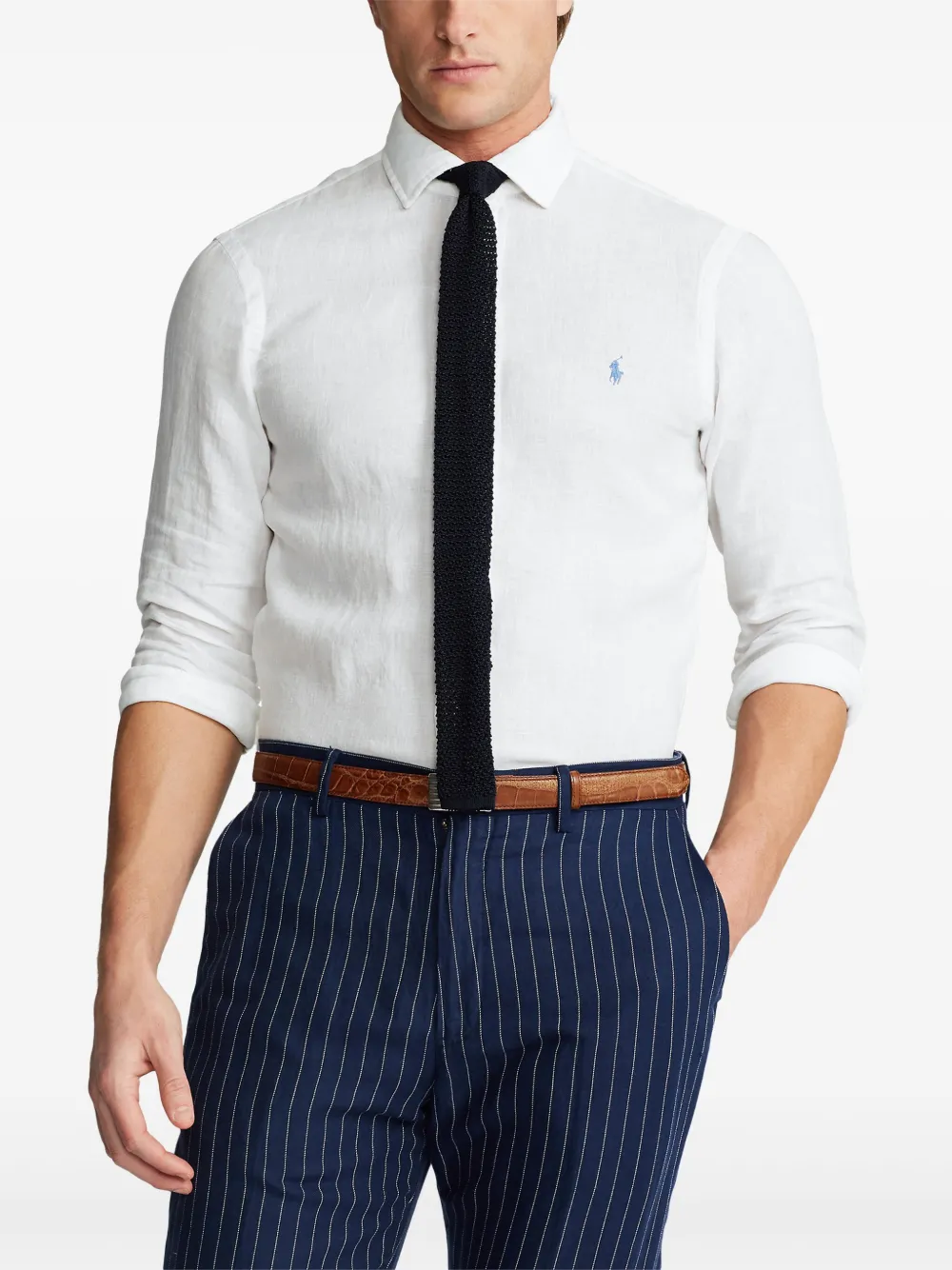 Polo Ralph Lauren Linnen overhemd Wit