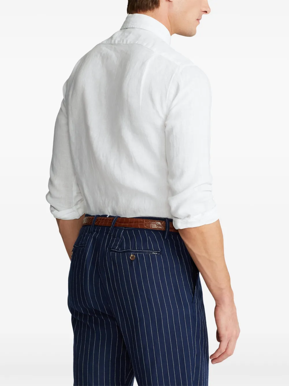 Polo Ralph Lauren Linnen overhemd Wit