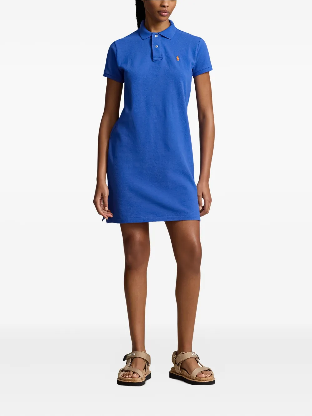 Polo Ralph Lauren Jurk met korte mouwen - Blauw