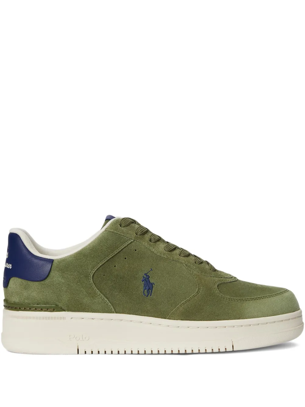Polo Ralph Lauren suede-leather low-top sneakers Green