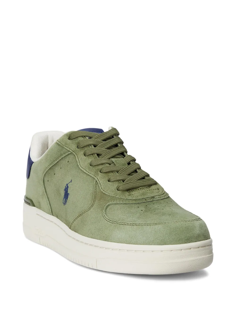Polo Ralph Lauren suede-leather low-top sneakers Green