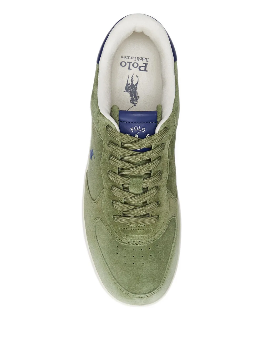 Polo Ralph Lauren suede-leather low-top sneakers Green