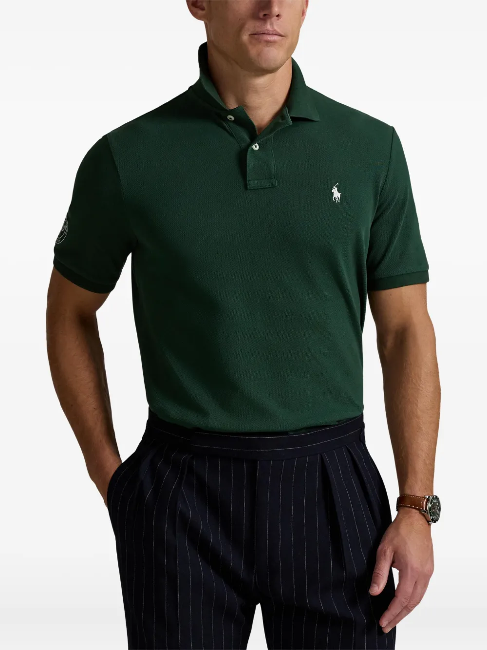 Polo Ralph Lauren Poloshirt met korte mouwen en logo Groen