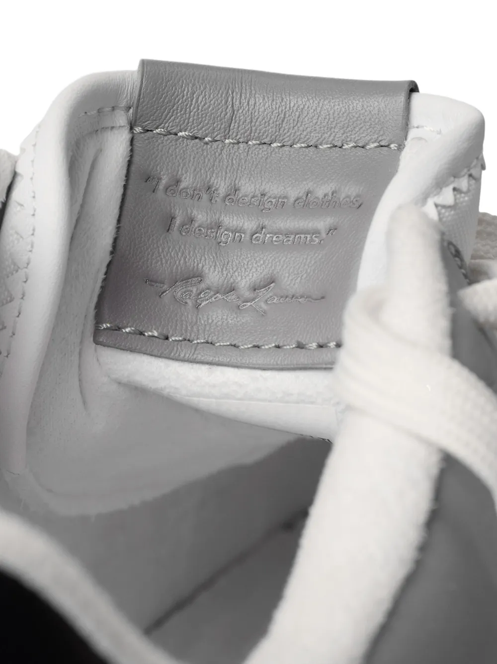 Polo Ralph Lauren Leren sneakers Grijs