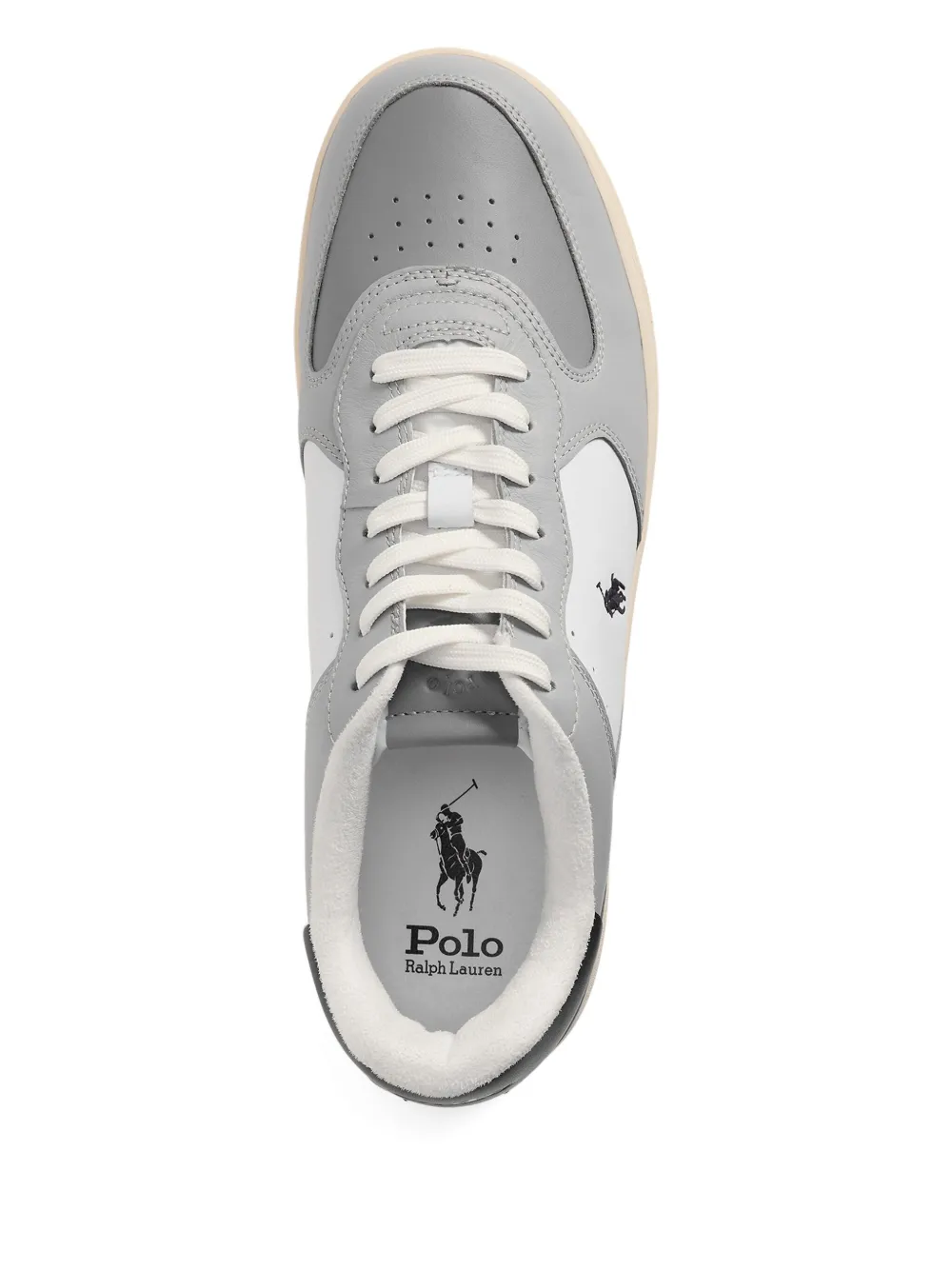 Polo Ralph Lauren Leren sneakers Grijs