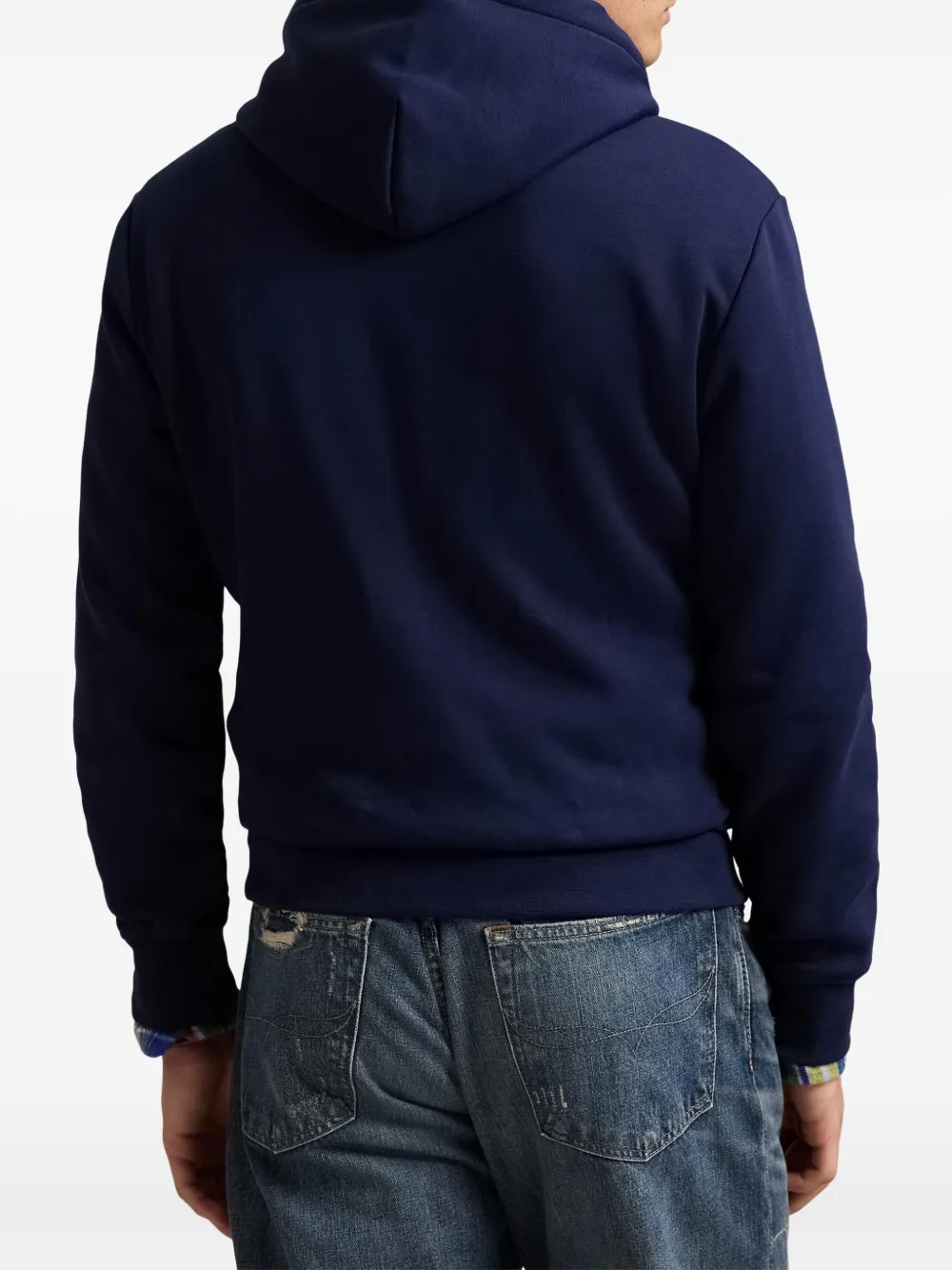 Polo Ralph Lauren logo-detail hoodie Blauw