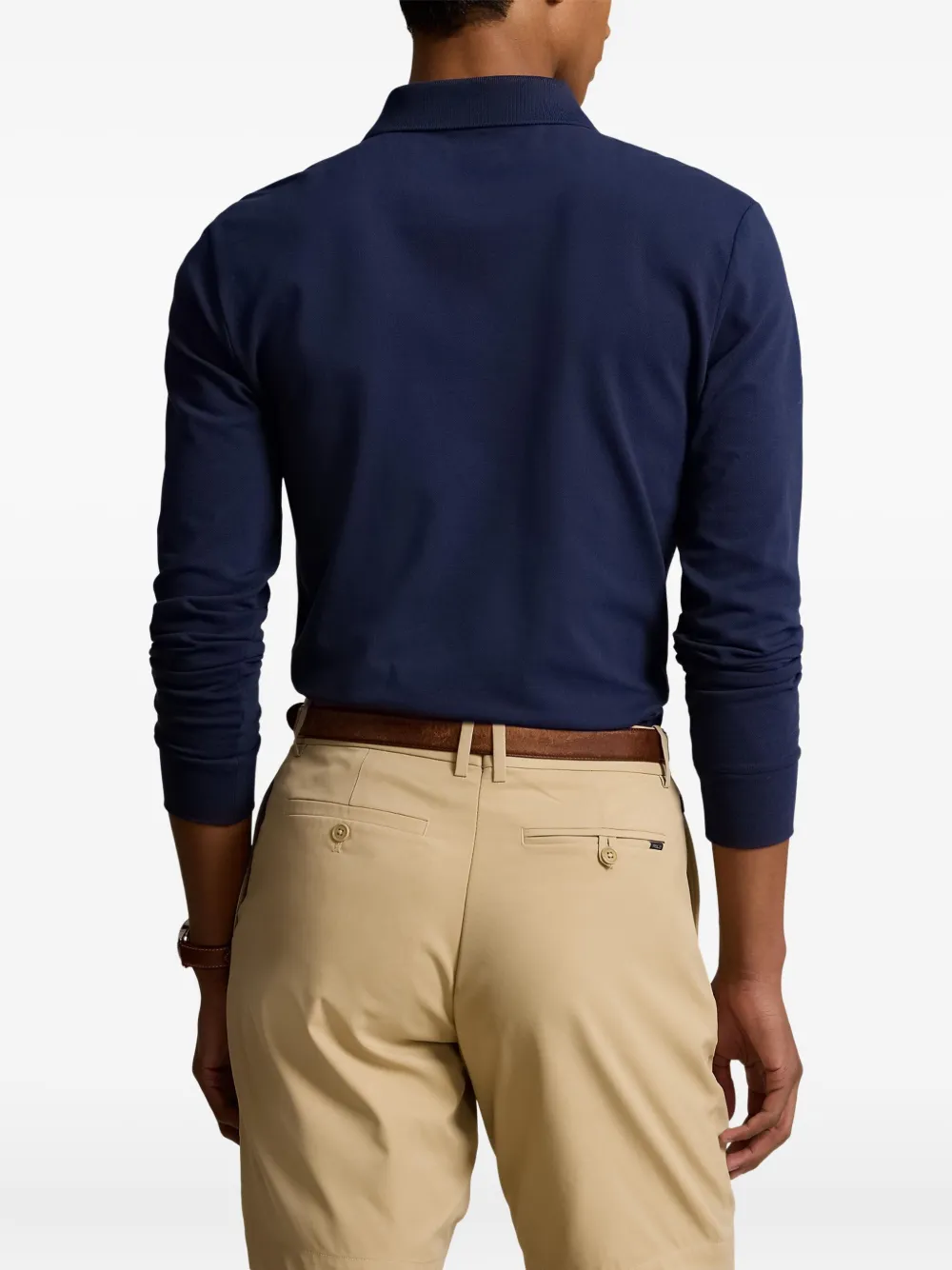 Polo Ralph Lauren Poloshirt met lange mouwen Blauw