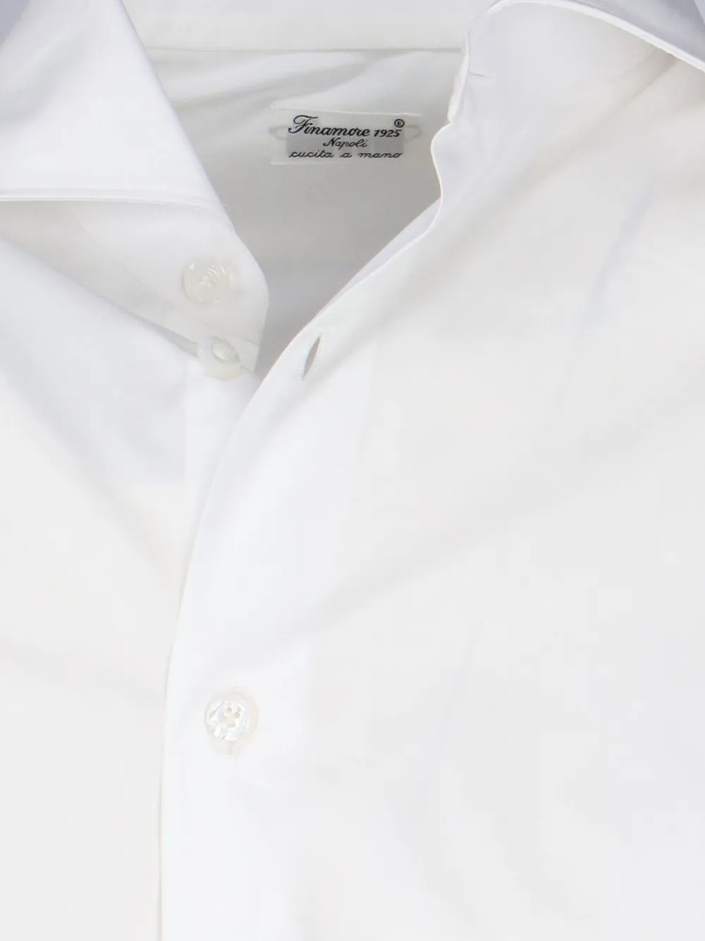 Finamore 1925 Napoli long-sleeve shirt Wit