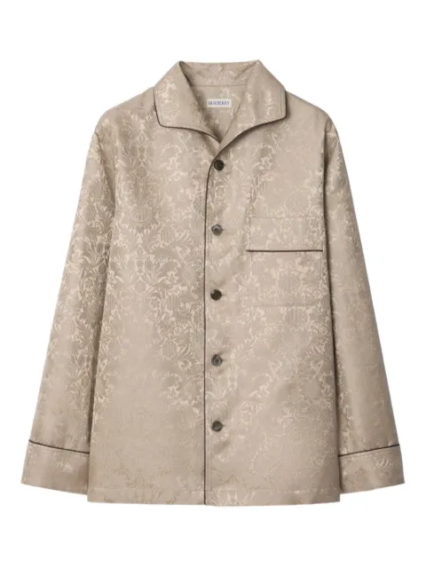 Burberry sunflower-jacquard pyjama shirt