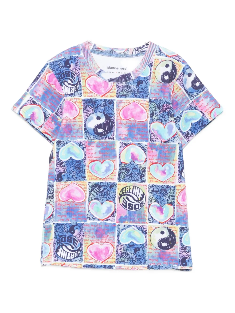 Martine Rose Graphic-print T-shirt In Multi