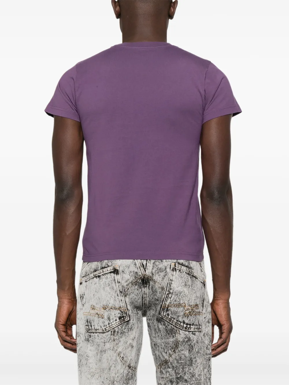 Martine Rose T-shirt met print Paars