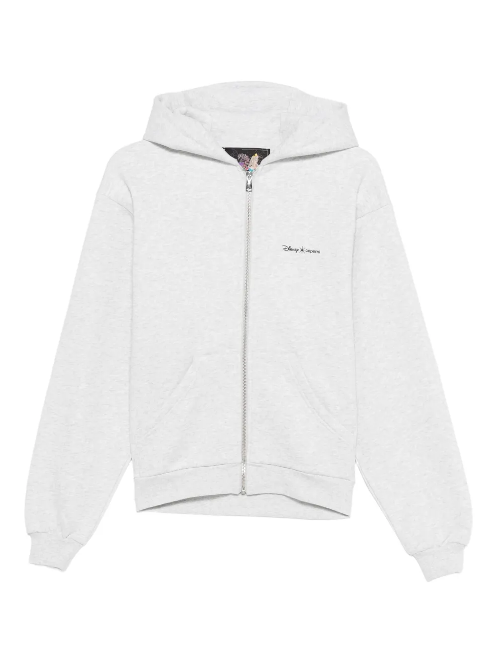 Coperni x Disney Crown zip-up hoodie | Grey | Image 1