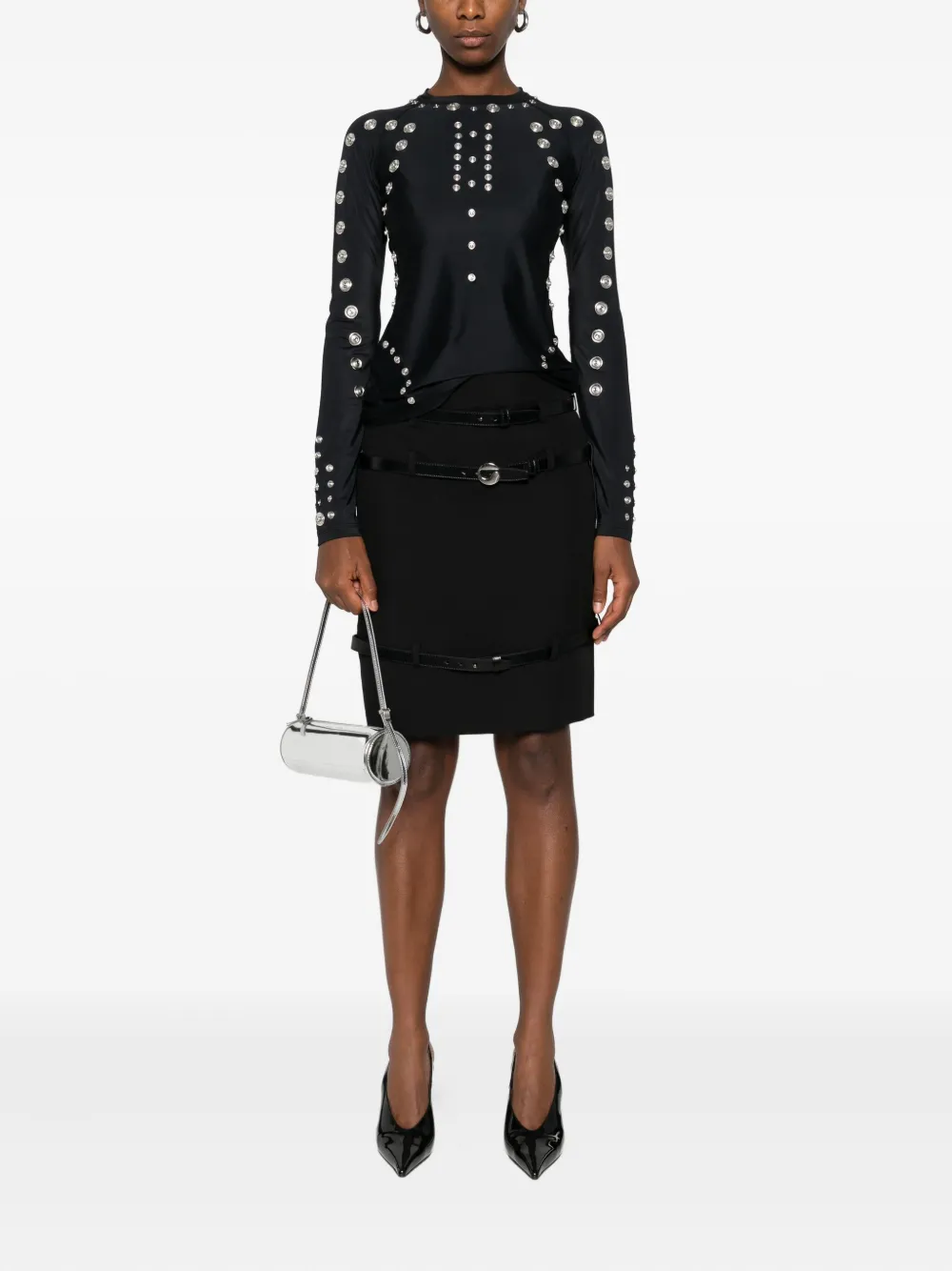Coperni metal-embellished long-sleeve t-shirt | T-Shirts & Jersey Shirts | Image 2