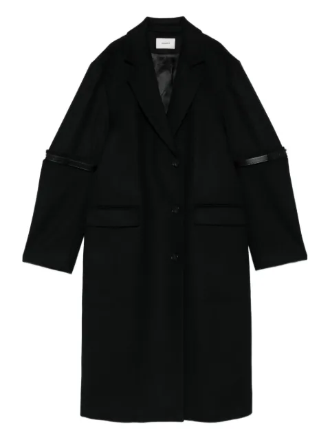 Coperni logo belted-detail coat