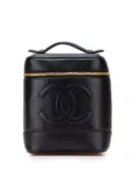 CHANEL Pre-Owned 1994-1996 CC Caviar Case vanity bag - Black