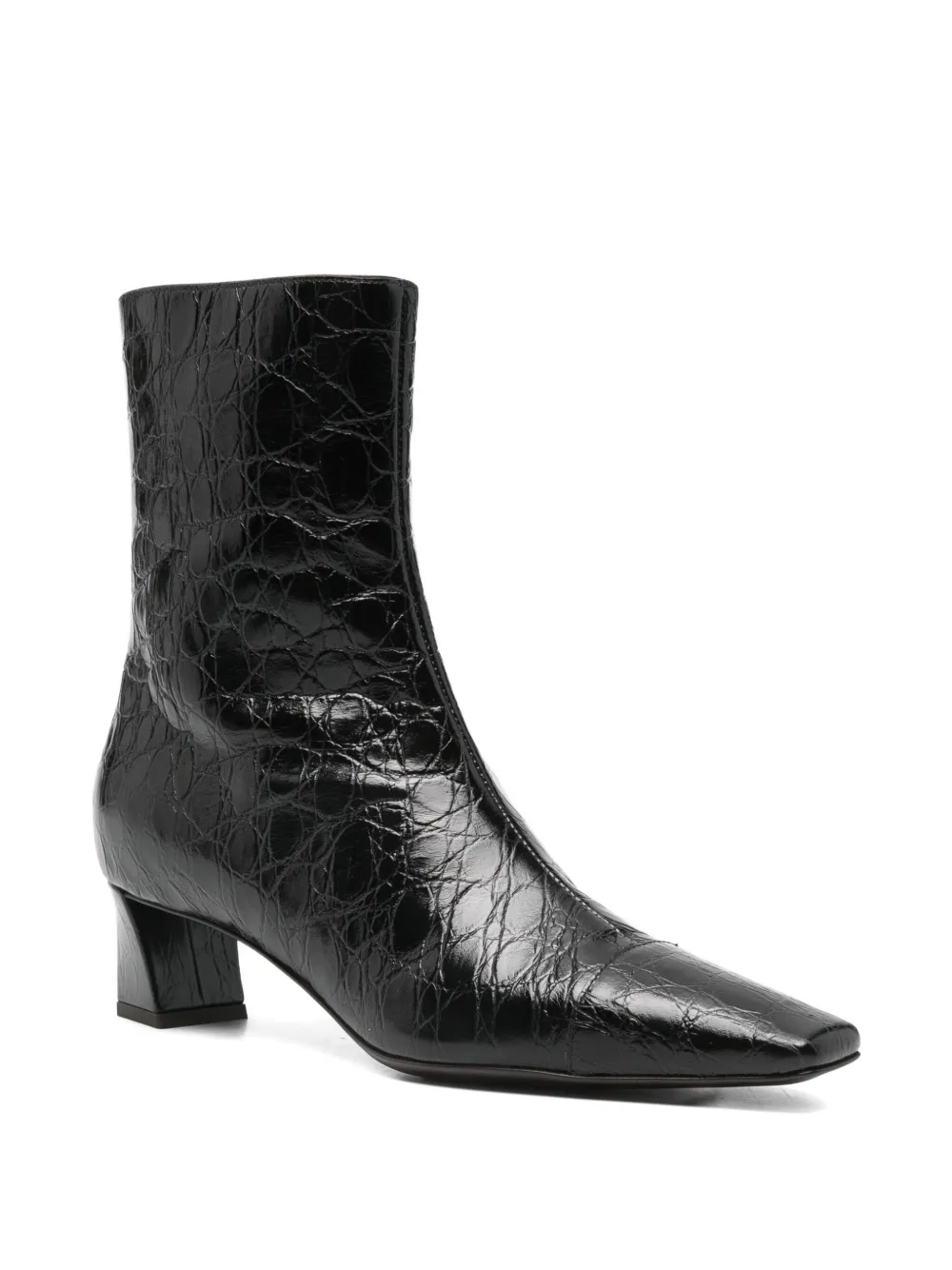 Giuseppe Zanotti crocodile-effect block-heel boots | Ankle Boots | Image 2