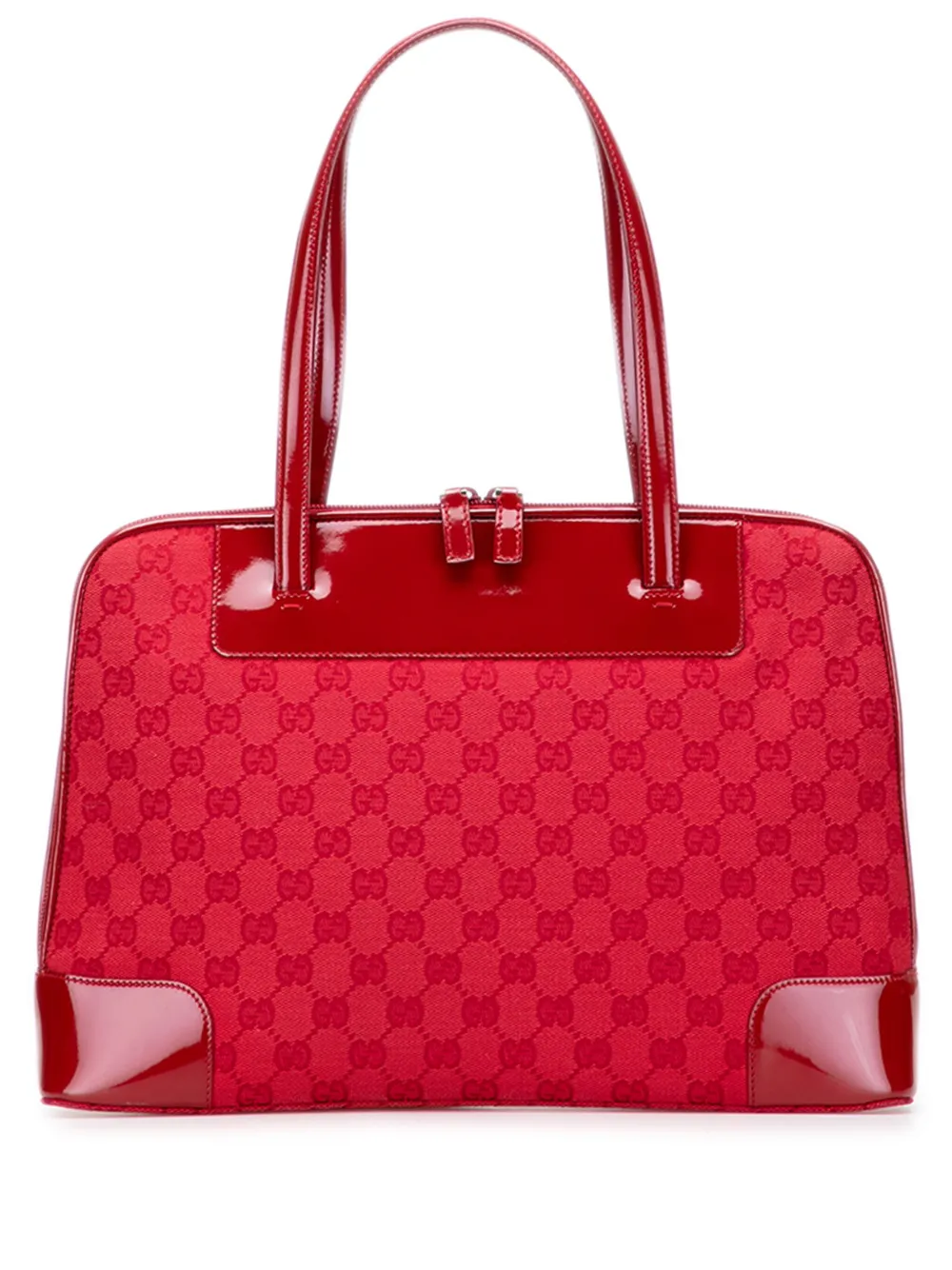 Gucci Pre-Owned 2000-2015 GG Canvas shoulder bag - レッド Gucci Pre-Owned 2000-2015 GG Canvas shoulder bag - レッド