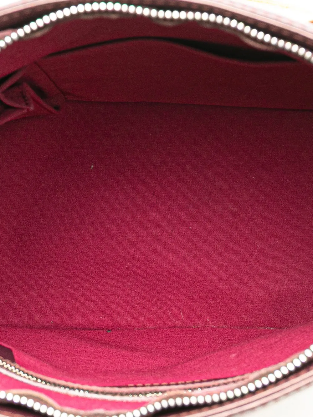 Pre-owned Louis Vuitton 2002 Monogram Mat Stockton Tote Bag In Red