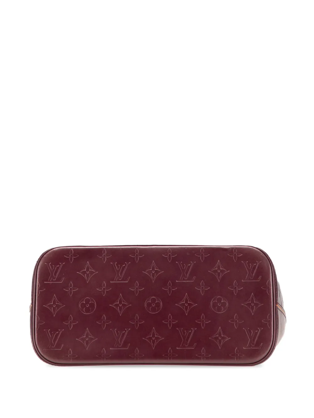 Pre-owned Louis Vuitton 2002 Monogram Mat Stockton Tote Bag In Red