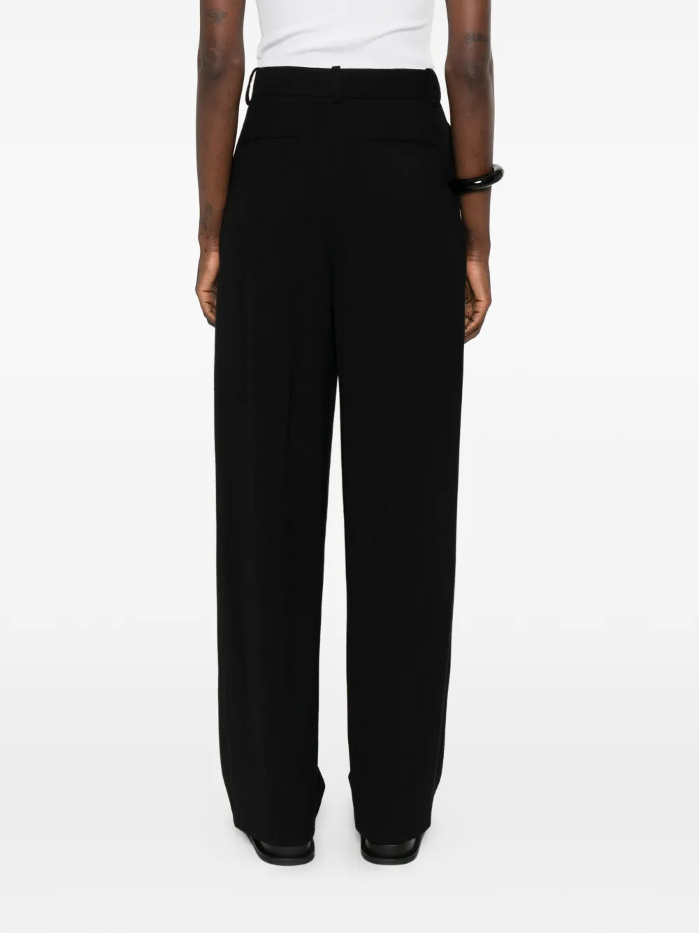 WARDROBE.NYC Broek met riemlussen Zwart
