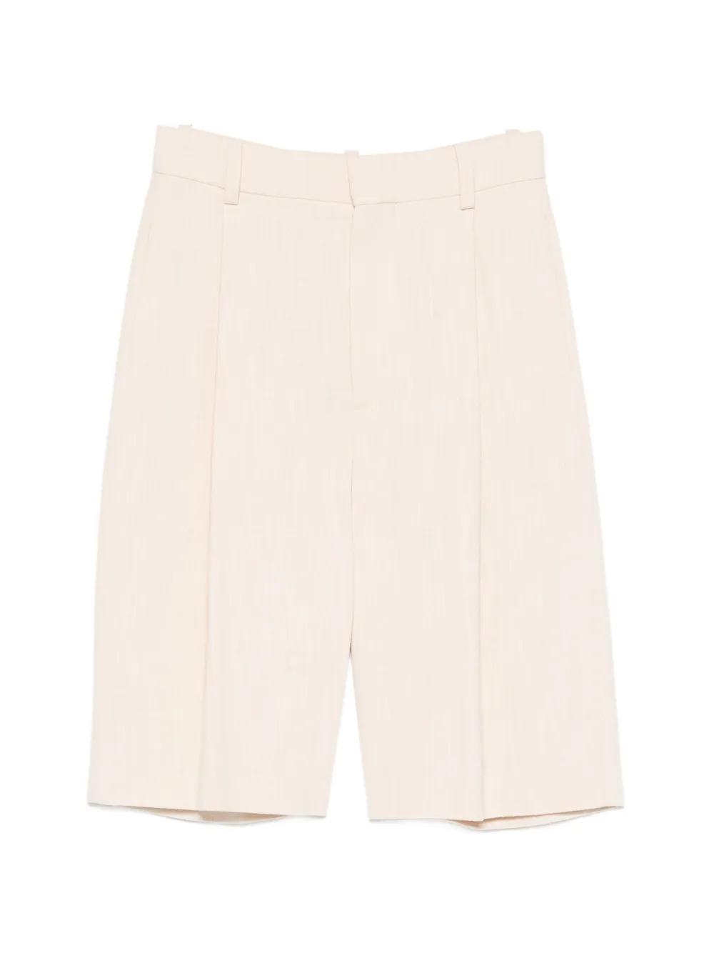 WARDROBE.NYC pleated tailored shorts - Neutrals