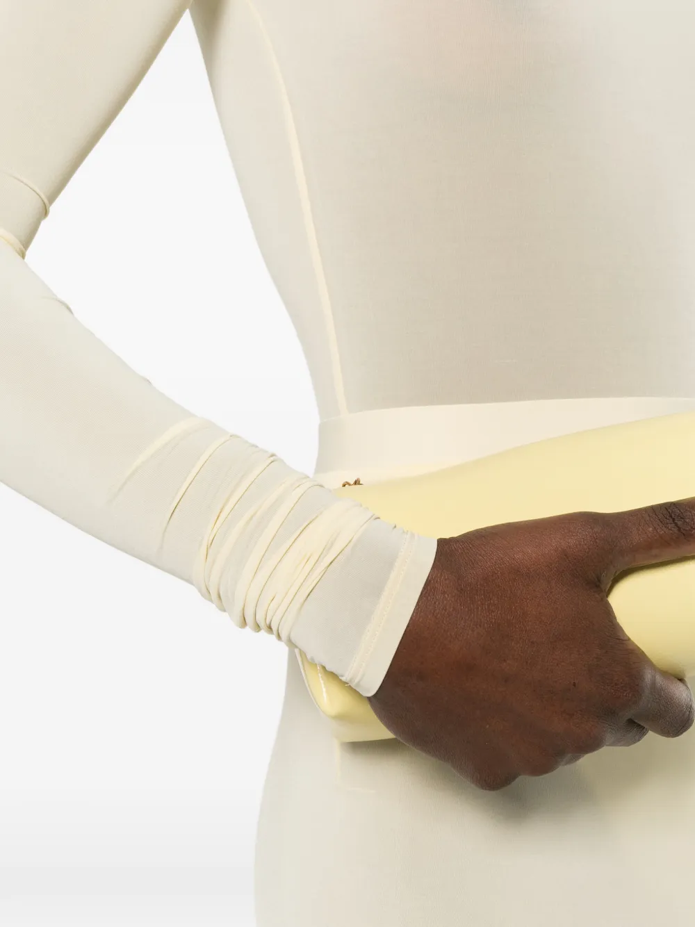 WARDROBE.NYC Doorzichtige body Beige
