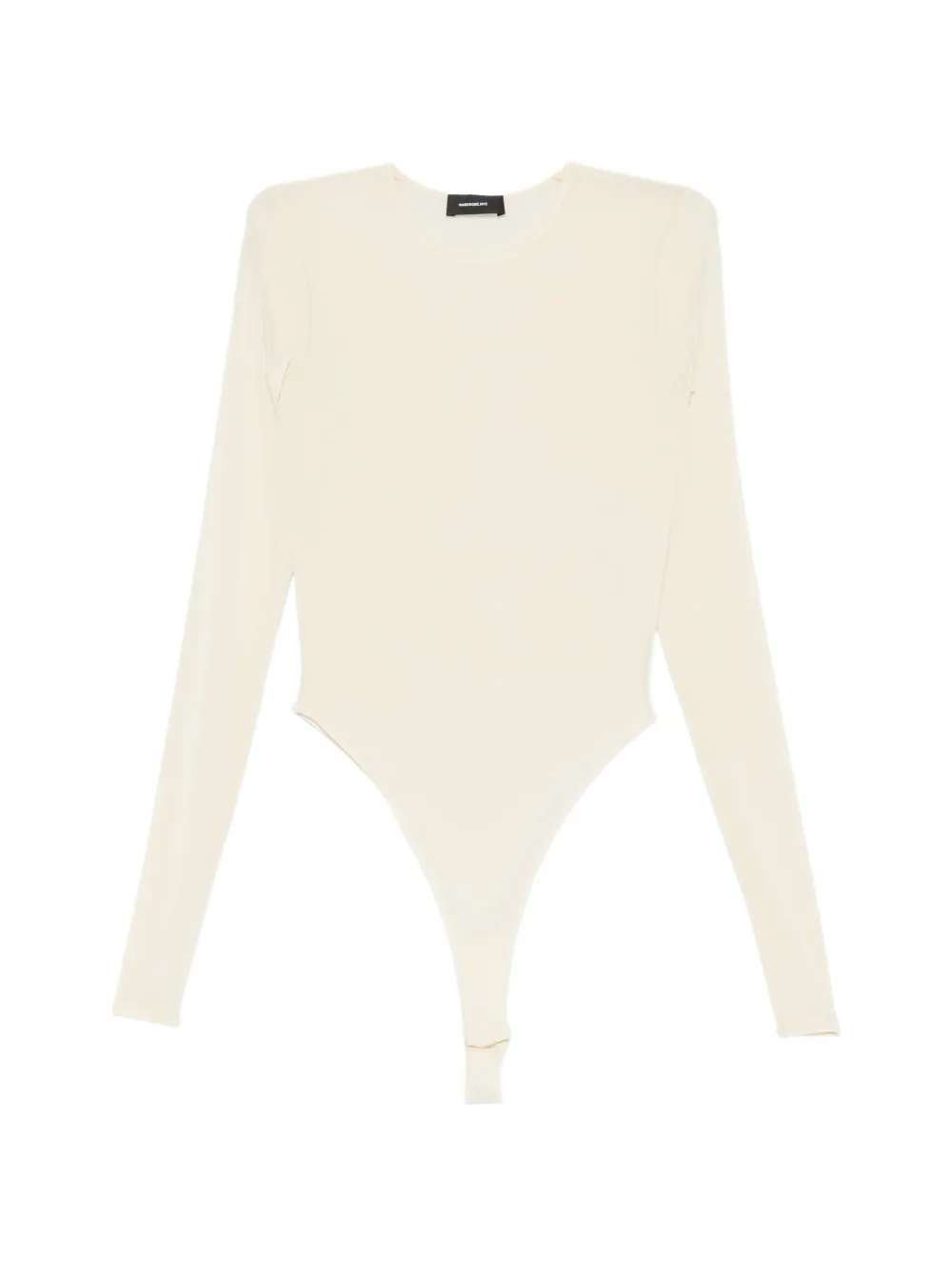 WARDROBE.NYC sheer bodysuit - Toni neutri