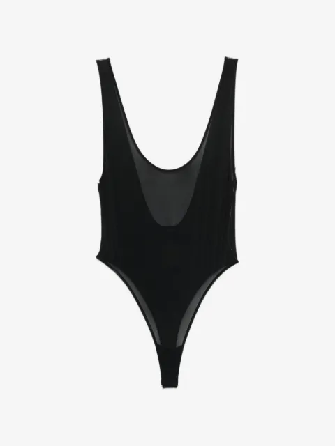 WARDROBE.NYC sheer tank bodysuit